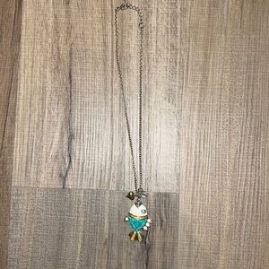 Betsey Johnson Fish Necklace